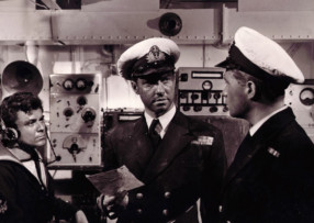 Richard Todd, centre, starred in The Yangtse Incident which dramatised the post-war operation. Picture: contributed